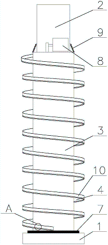 垂直振動(dòng)提升機(jī)外形結(jié)構(gòu)圖